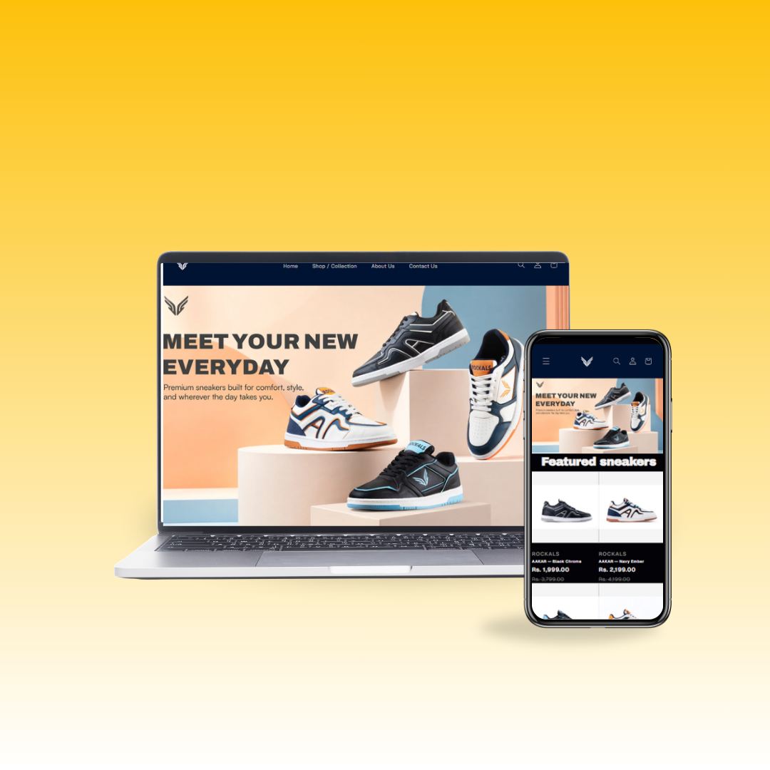 Rockals responsive website