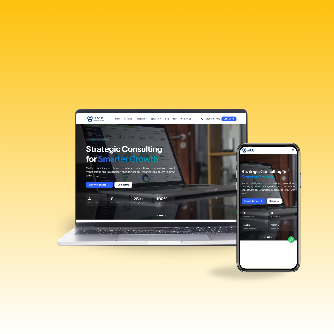 UMP Consultants responsive website