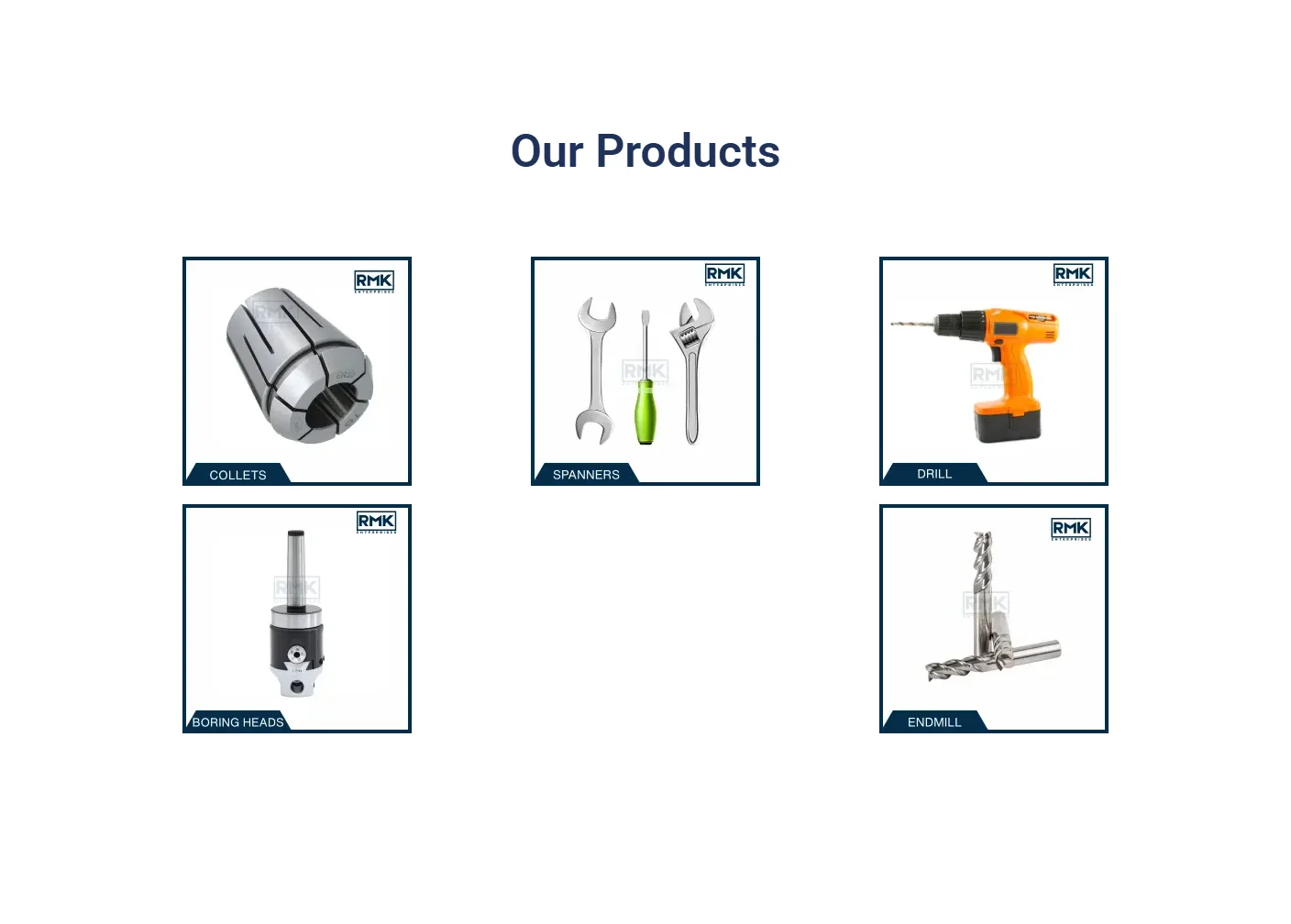RMK Enterprises complete responsive design concept